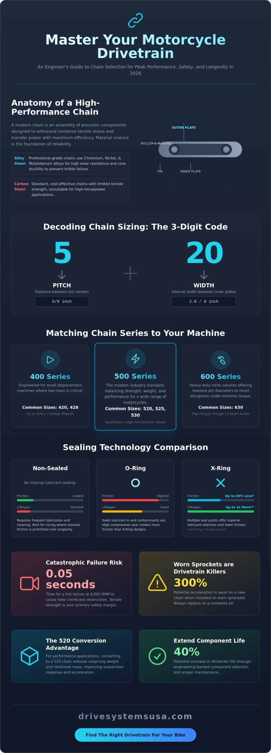 The Engineering Guide to Choosing a Chain for Your Motorbike in 2026